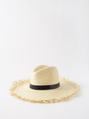 Maison Michel - Zango Fringed Faux-leather Hat - Womens - Natural Black