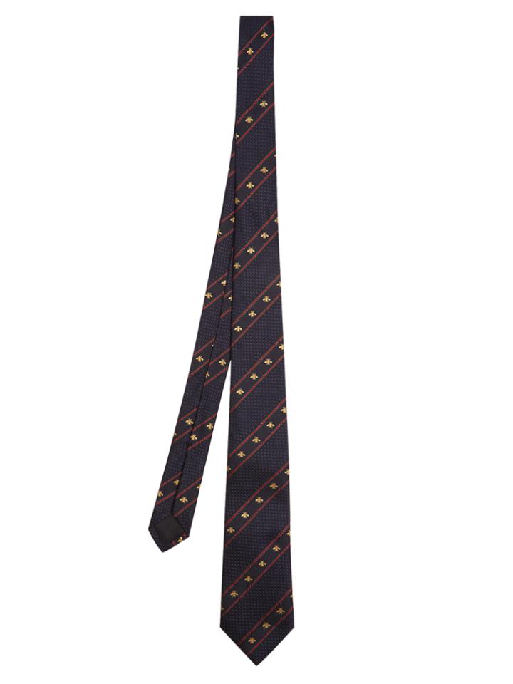 Gucci Bee-jacquard Silk Tie