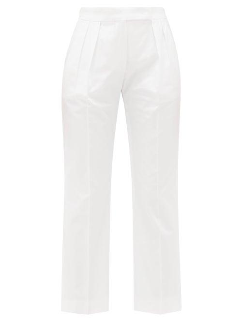 Matchesfashion.com Max Mara - Lucas Trousers - Womens - White