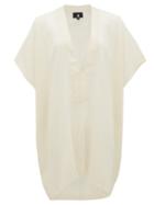 Matchesfashion.com Su Paris - Lamu Ribbed Cotton Tunic - Womens - White