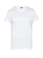 Matchesfashion.com Balmain - Paris Cotton T Shirt - Mens - White