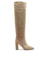Matchesfashion.com Gianvito Rossi - Hynde 85 Suede Knee-high Boots - Womens - Brown