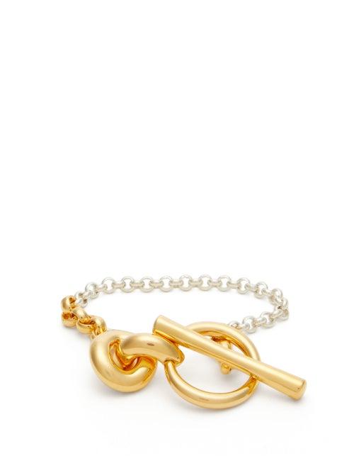 Matchesfashion.com Charlotte Chesnais - Halo Sterling Silver And Gold Vermeil Bracelet - Womens - Silver Gold