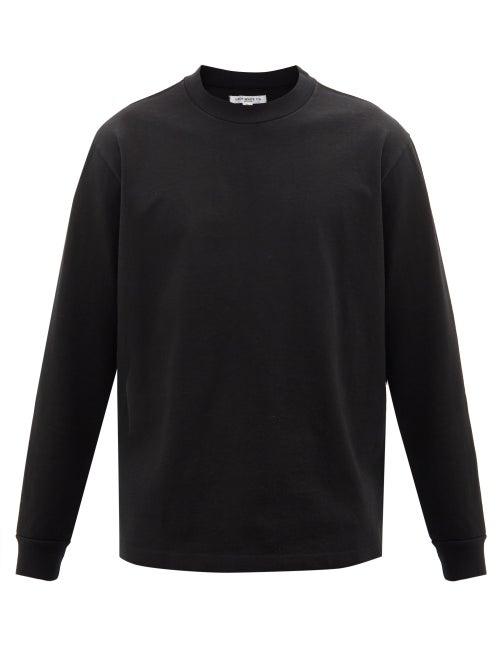 Lady White Co. - Rugby Cotton-jersey Long-sleeved T-shirt - Mens - Black