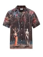 Matchesfashion.com Endless Joy - Paradise Lost Printed Short Sleeved Shirt - Mens - Black Multi