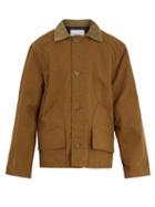 Matchesfashion.com Raey - Contrast Collar Cotton Fishing Jacket - Mens - Dark Yellow