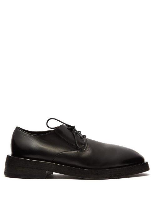 Matchesfashion.com Marsll - Mentone Leather Derby Shoes - Mens - Black