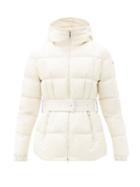 Matchesfashion.com Moncler - Illiec Quilted-shell Down Jacket - Womens - Ivory