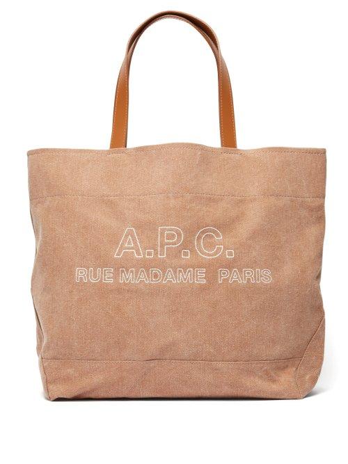 Matchesfashion.com A.p.c. - Igor Denim Tote Bag - Mens - Beige