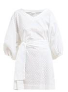 Matchesfashion.com Rhode Resort - Arya Fil Coup Cotton Mini Dress - Womens - White