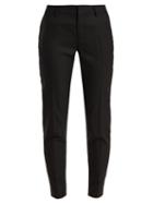 Matchesfashion.com Saint Laurent - Tailored Wool Trousers - Womens - Black