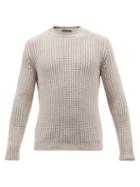 Iris Von Arnim - Levi Ribbed-knit Cashmere Sweater - Mens - Beige