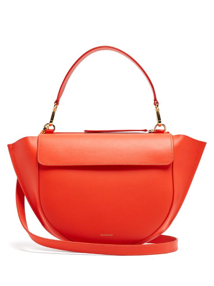 Wandler Hortensia Medium Trapeze Leather Bag