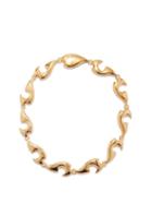 Bottega Veneta - Sharp 18kt Gold-vermeil Choker Necklace - Womens - Yellow Gold