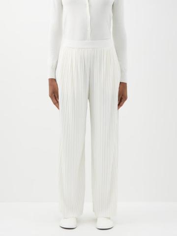 Max Mara Leisure - Cacio Trousers - Womens - White