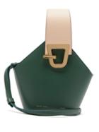 Matchesfashion.com Danse Lente - Johnny Mini Leather Cross Body Bag - Womens - Green Multi