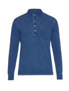 Polo Ralph Lauren Long-sleeved Cotton-piqu Polo Shirt
