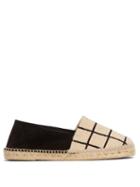 Matchesfashion.com Guanabana - Check Patterned Woven And Suede Espadrilles - Mens - White Multi