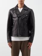 Rag & Bone - Buzz Leather Biker Jacket - Mens - Black