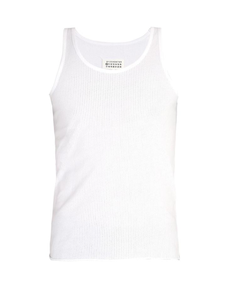 Maison Margiela Pack Of 3 Cotton-jersey Tank Tops