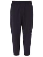 Matchesfashion.com Prada - Relaxed Fit Virgin Wool Trousers - Mens - Blue