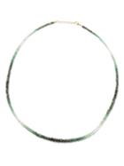 Jia Jia - Emerald & 14kt Gold Beaded Necklace - Womens - Green