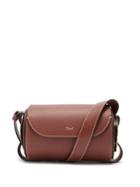Chlo - Darryl Mini Leather Cross-body Bowling Bag - Womens - Tan