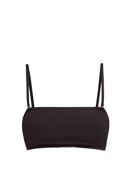 Matchesfashion.com Zimmermann - Sculpt Bandeau Bikini Top - Womens - Black