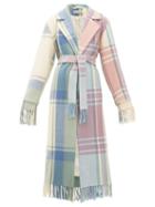 Matchesfashion.com Rave Review - Lola Single Breasted Upcycled Blanket Wool Coat - Womens - Multi