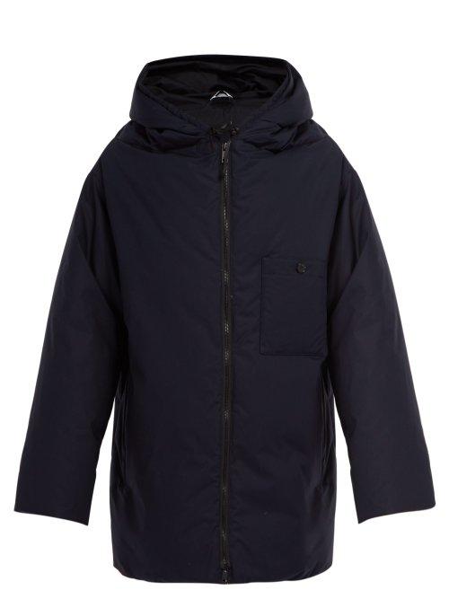 Matchesfashion.com Jil Sander - Hooded Padded Cotton Coat - Mens - Black