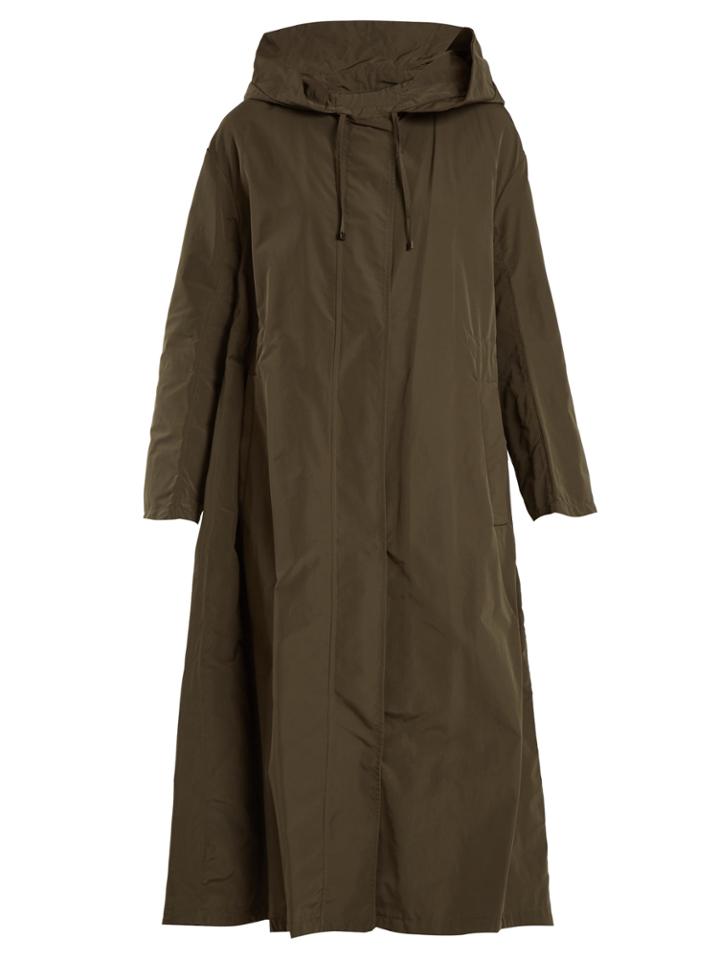 S Max Mara Long-line Hooded Parka