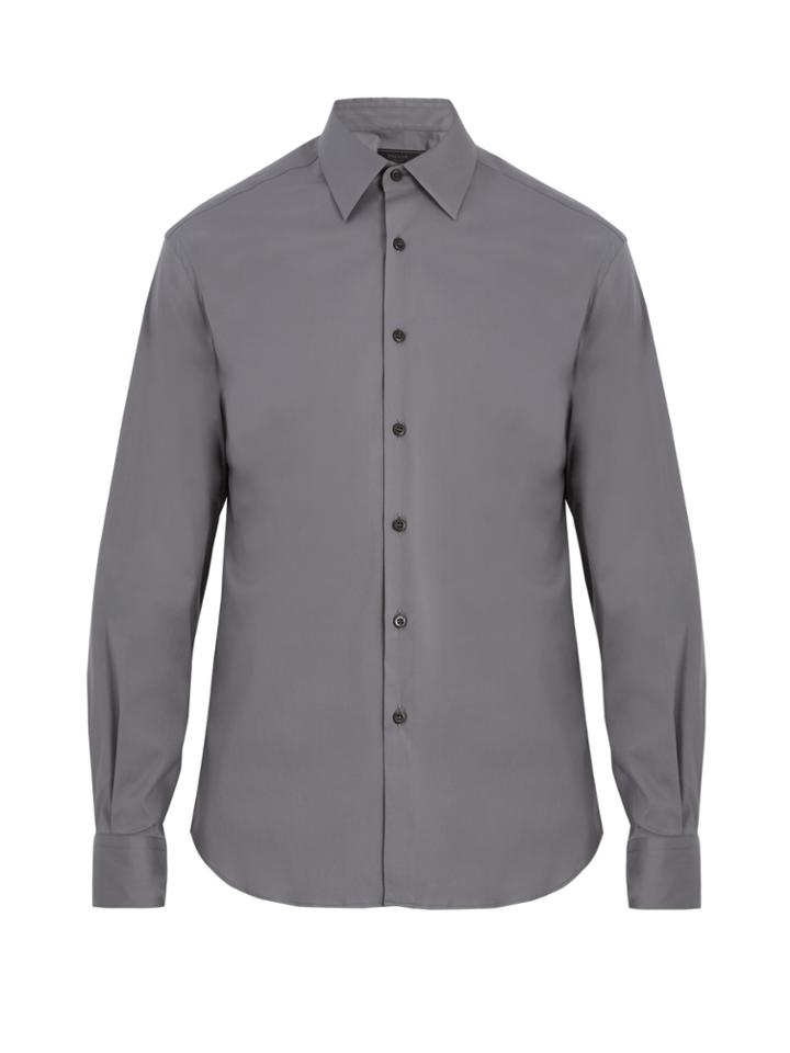 Prada Classic-fit Cotton-poplin Shirt