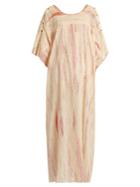 Mafalda Von Hessen Spotted Stripe-print Cotton Dress