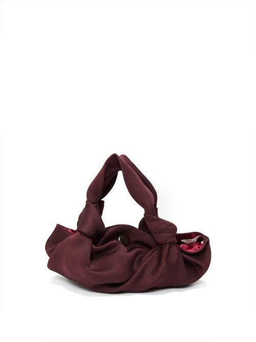 Matchesfashion.com The Row - The Ascot Two Satin Clutch - Womens - Burgundy