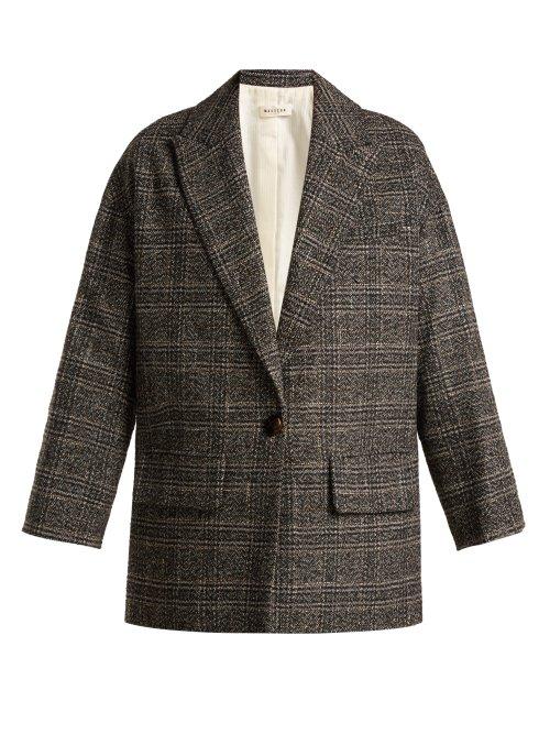Matchesfashion.com Masscob - Carter Checked Blazer - Womens - Grey Multi