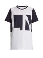 Matchesfashion.com Lndr - Crew Neck Logo Print Organic Cotton T Shirt - Womens - White Multi