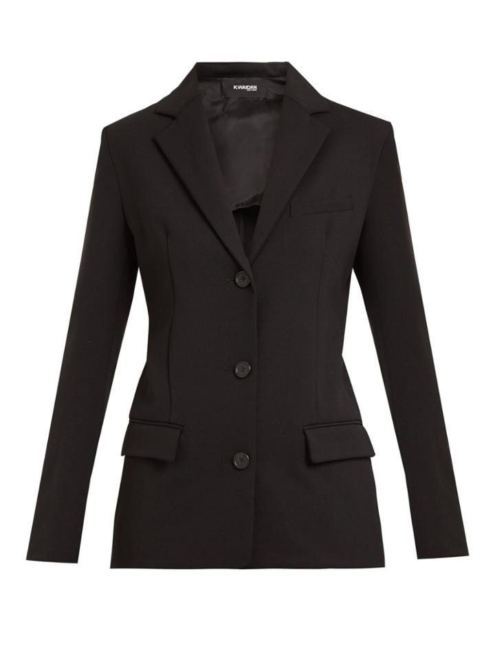 Kwaidan Editions Notch-lapel Single-breasted Wool Blazer