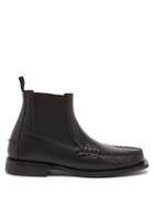 Hereu - Barga Leather Chelsea Boots - Mens - Black
