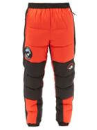 Matchesfashion.com The North Face - Nse Lhotse Bi-colour Quilted Down Shell Trousers - Mens - Orange