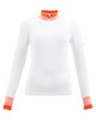 Bogner - Lissa Zip-neck Base-layer Top - Womens - White Multi