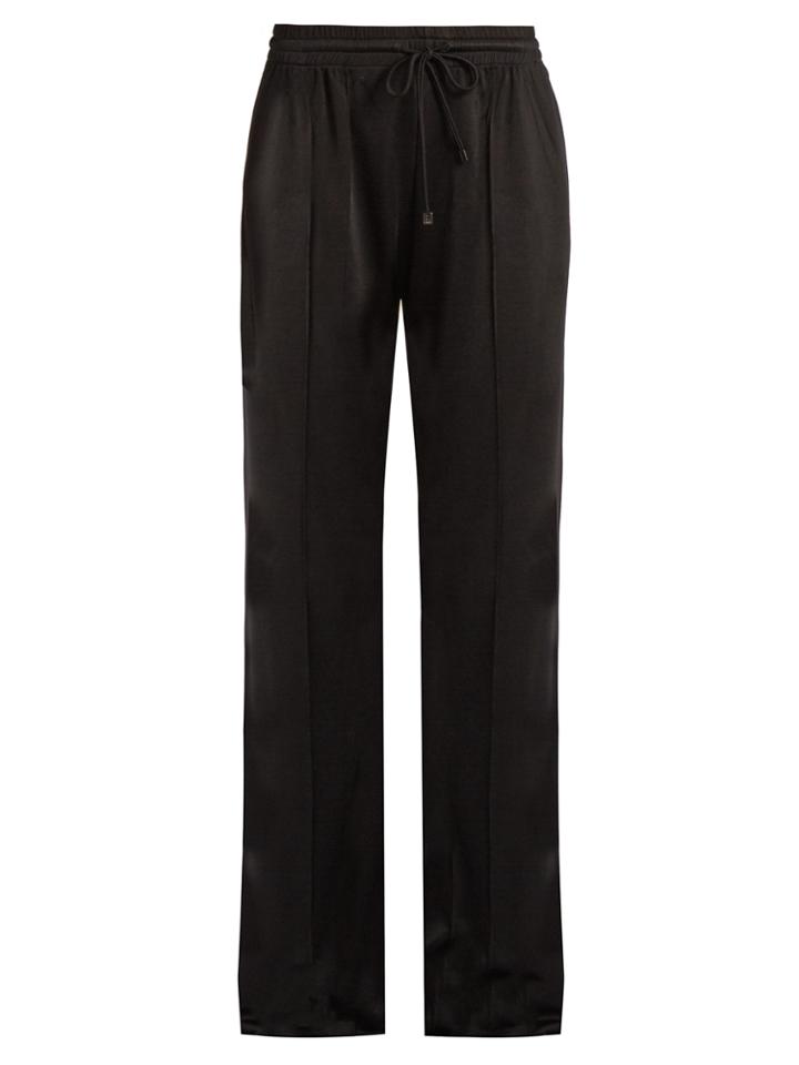 Versace Satin-knit Track Pants