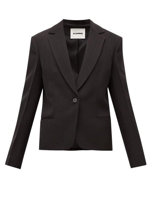 Matchesfashion.com Jil Sander - Single-breasted Notched-lapel Blazer - Womens - Black