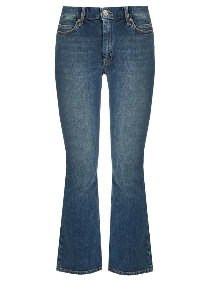 M.i.h Jeans Marty High-rise Flared Cropped Jeans