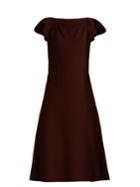 Bottega Veneta Boat-neck Wool-crepe Midi Dress