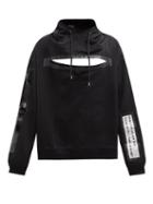 Mens Rtw Takahiromiyashita Thesoloist. - Front-slit Cotton-jersey Hooded Sweatshirt - Mens - Black