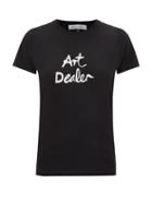 Ladies Rtw Bella Freud - Art Dealer Cotton-jersey T-shirt - Womens - Black