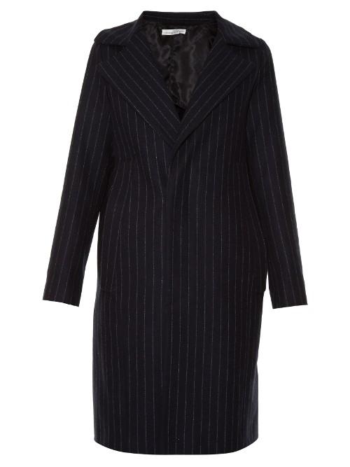 Golden Goose Deluxe Brand Single-breasted Pinstriped Coat
