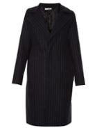 Golden Goose Deluxe Brand Single-breasted Pinstriped Coat