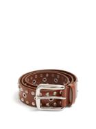 Matchesfashion.com Isabel Marant - Rica Stud Embellished Leather Belt - Womens - Brown