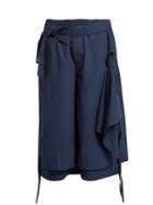 Craig Green Belted Layered Cotton-poplin Shorts